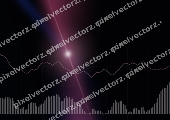Leuchtender Neon Diagramm Hintergrund in Rosa und Blau