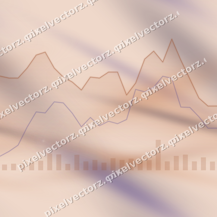 Nahtloser Pastell Diagramm Hintergrund in Orange und Blau