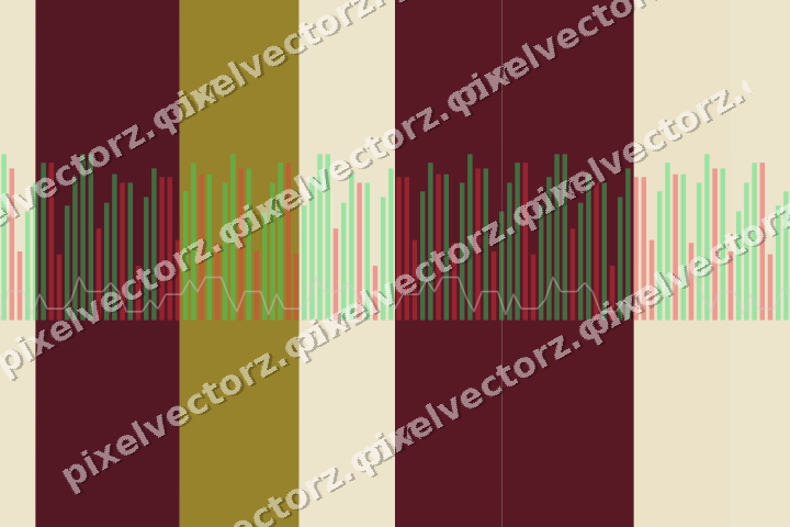 Soft pastel chart background in dark pink and red