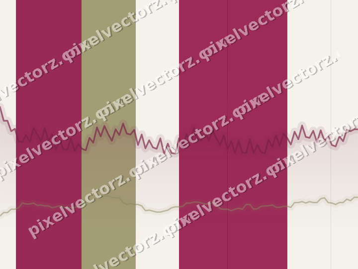 Glowing neon chart background in pink and yellow