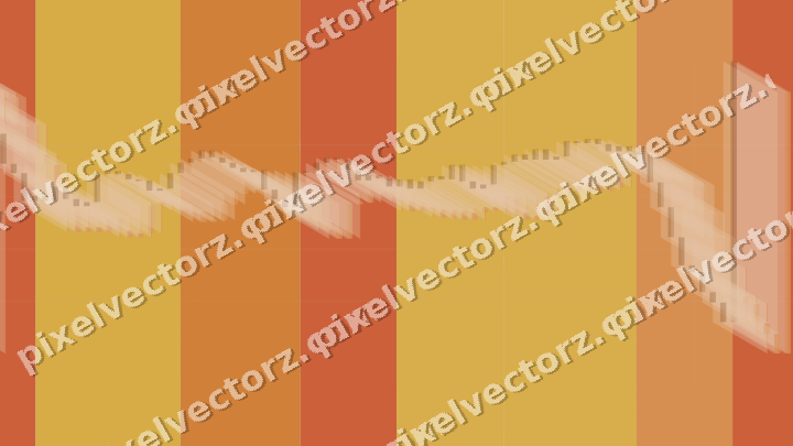 Soft pastel chart background in orange and amber