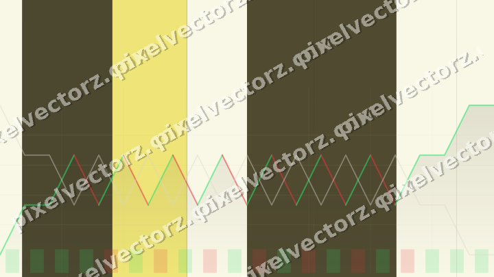 Glowing neon chart background in dark amber and yellow