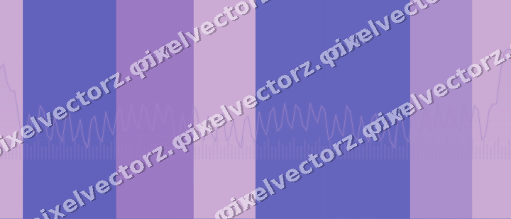 Glowing neon chart background in purple and blue