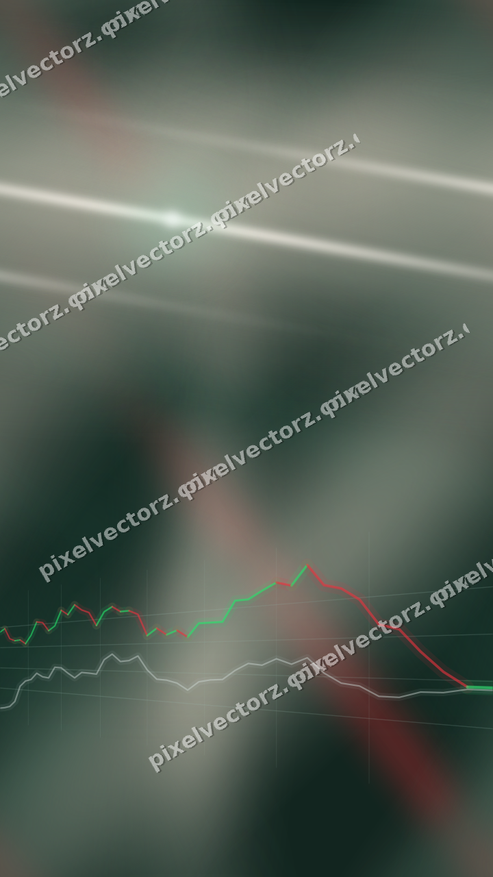 Nahtloser Neon Diagramm Hintergrund in Dunkelgrün und Rot