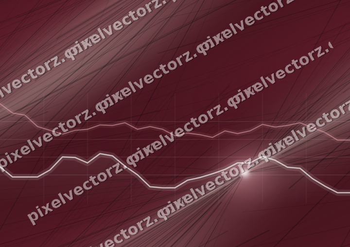Nahtloser Neon Diagramm Hintergrund in Dunkelrosa und Rot