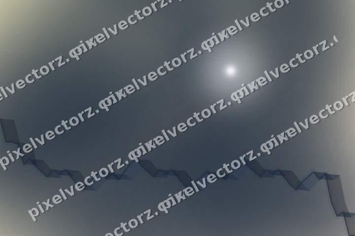 Soft pastel chart background in dark blue and orange