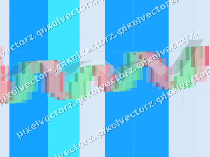 Soft pastel chart background in cyan and blue