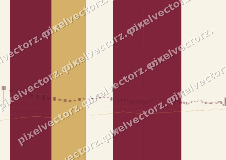 Glowing neon chart background in dark pink and amber