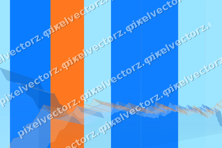 Soft pastel chart background in blue and red