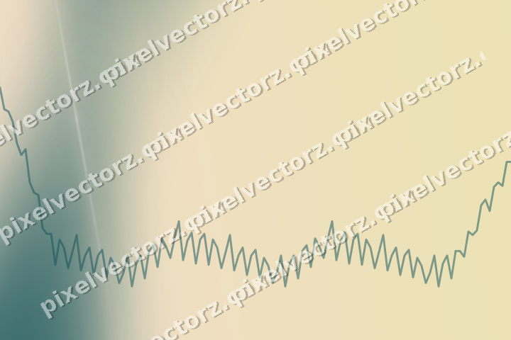Soft pastel chart background in dark teal and orange