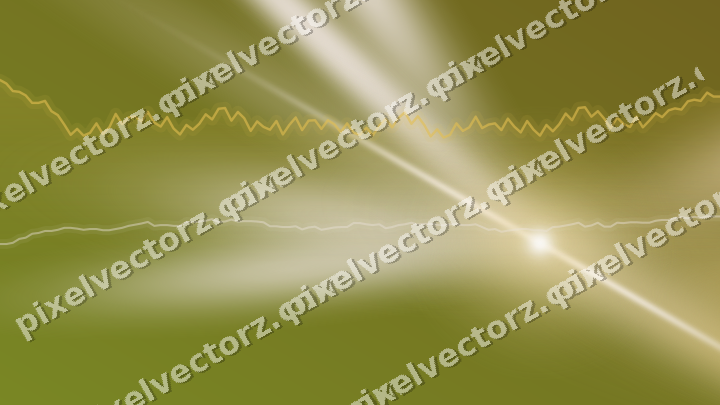 Glowing neon chart background in amber and pale orange