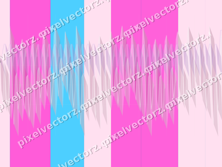 Glowing neon chart background in magenta and purple