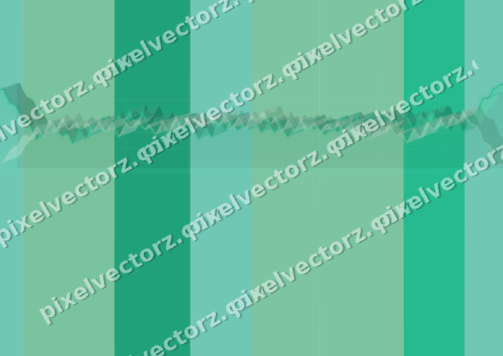 Soft pastel chart background in green and teal