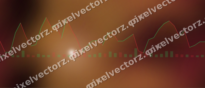 Nahtloser Neon Diagramm Hintergrund in Orange und Bernstein