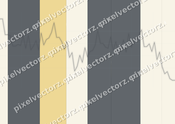 Glowing neon chart background in blue and amber