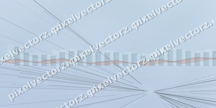 Soft pastel chart background in cyan and red