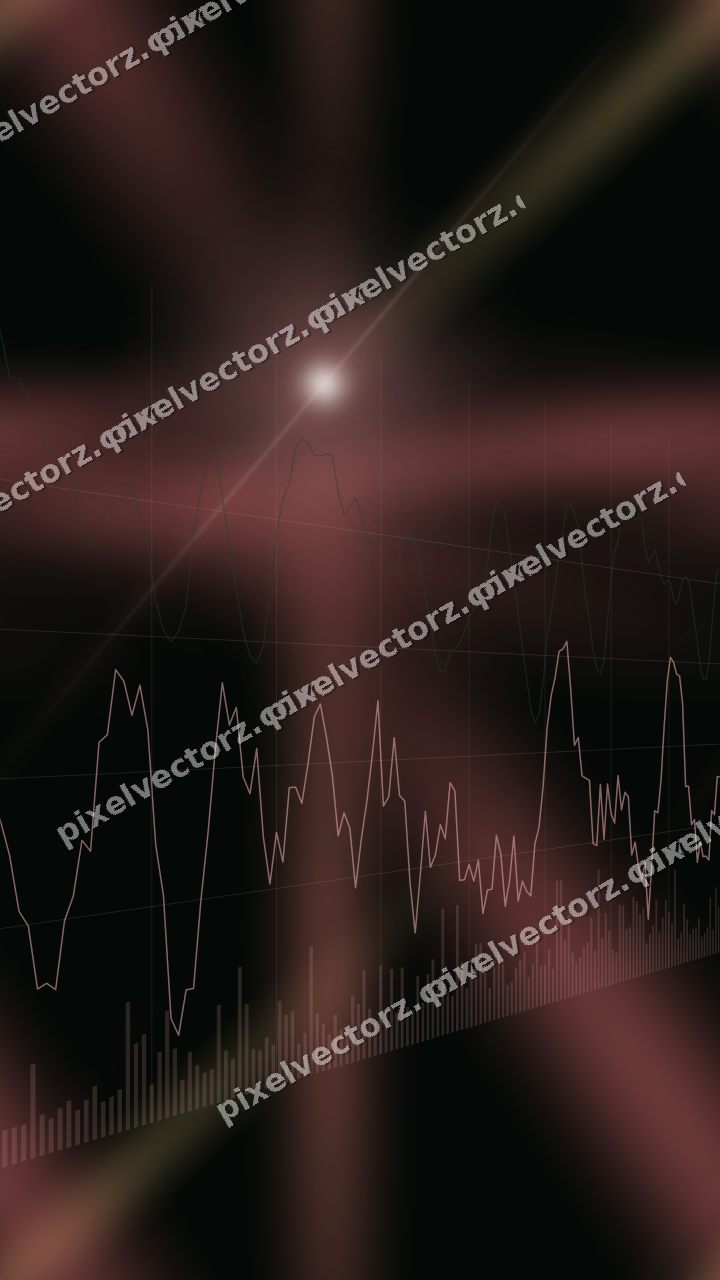 Nahtloser Neon Diagramm Hintergrund in Rot und Grün
