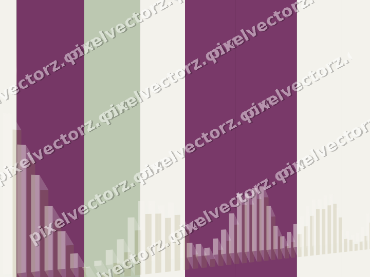 Glowing neon chart background in magenta and lime