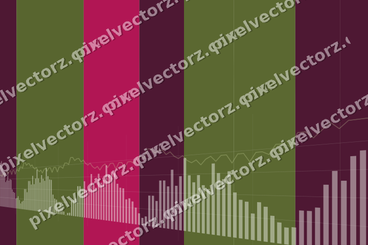 Soft pastel chart background in lime and pink
