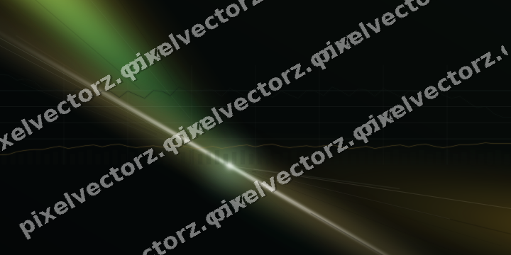 Glowing neon chart background in green and amber