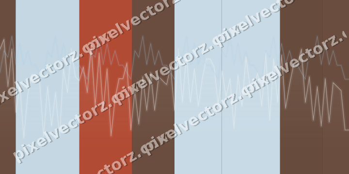Glowing neon chart background in cyan and red
