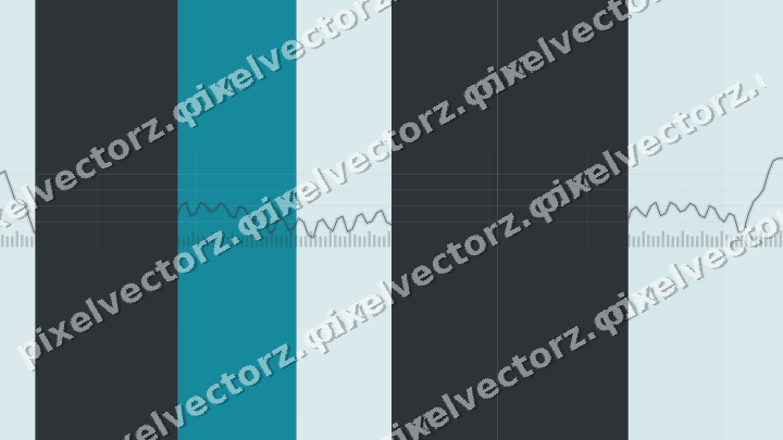 Soft pastel chart background in teal and pale cyan