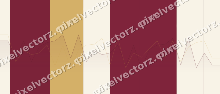 Glowing neon chart background in pink and amber