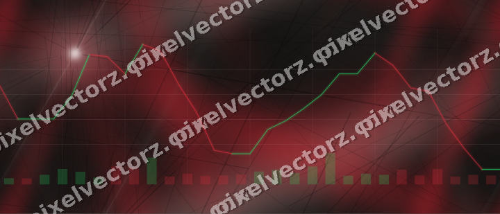 Nahtloser Neon Diagramm Hintergrund in Rot und Blassbernstein