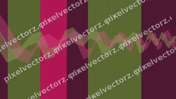Soft pastel chart background in lime and pink