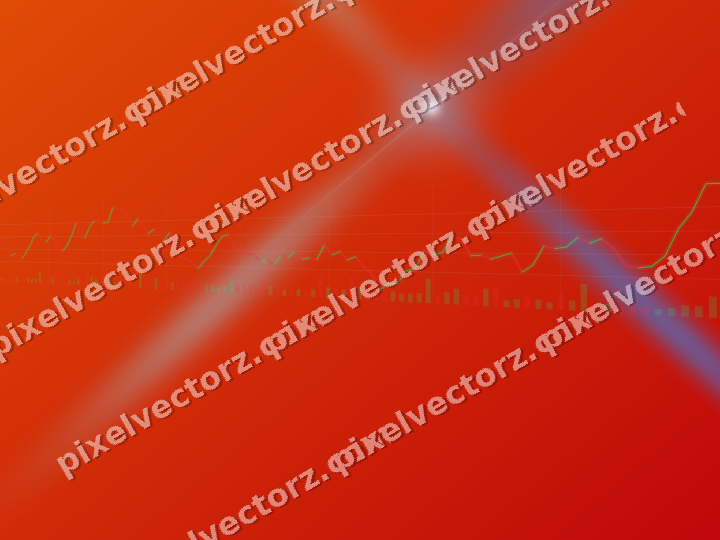 Leuchtender Neon Diagramm Hintergrund in Blau und Rot