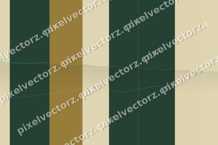 Soft pastel chart background in dark green and amber