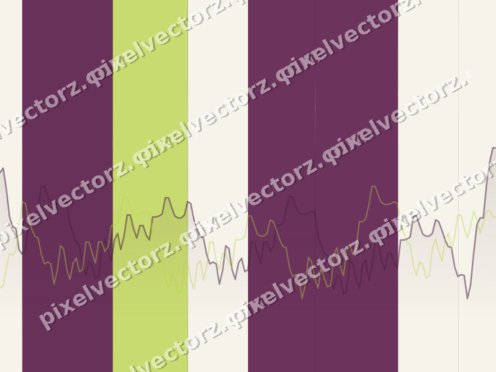 Glowing neon chart background in dark magenta and lime