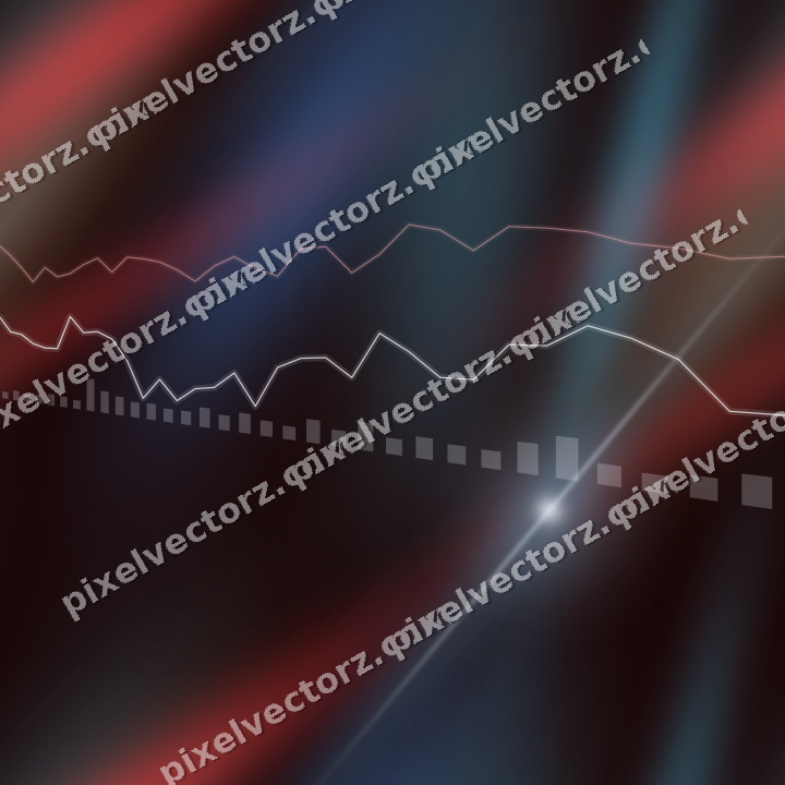 Nahtloser Neon Diagramm Hintergrund in Blau und Rot