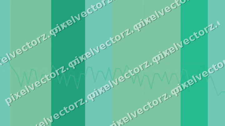 Soft pastel chart background in green and teal