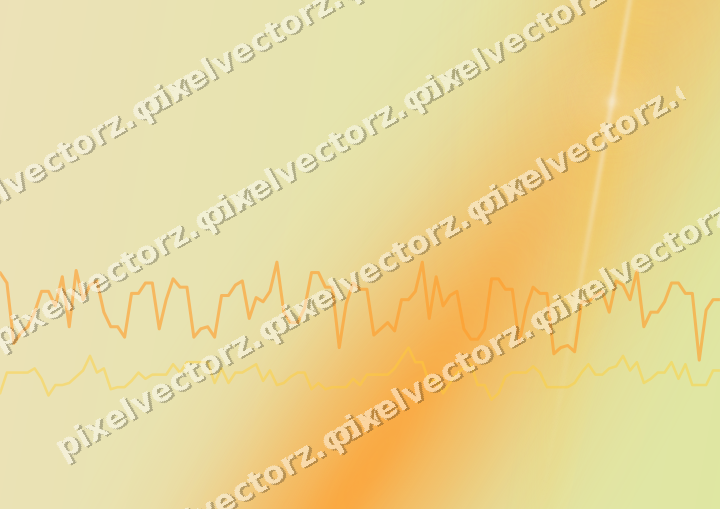 Soft pastel chart background in orange and amber