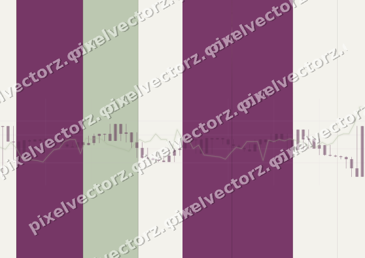 Glowing neon chart background in magenta and lime