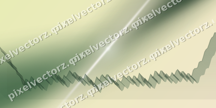 Soft pastel chart background in dark green and amber