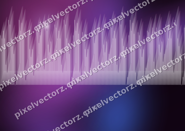 Glowing neon chart background in purple and blue