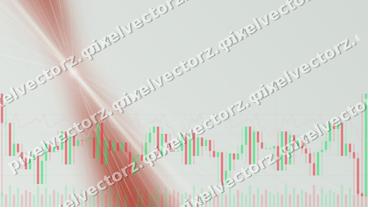 Soft pastel chart background in red and orange