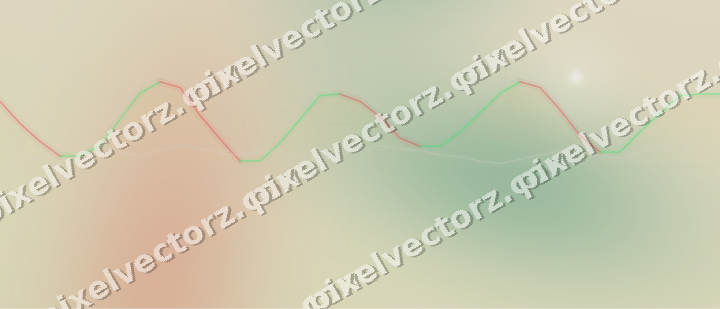 Soft pastel chart background in amber and green