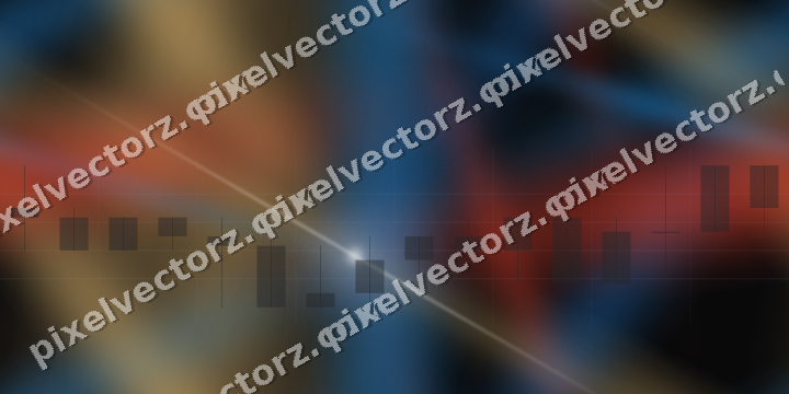 Nahtloser Neon Diagramm Hintergrund in Blau und Rot