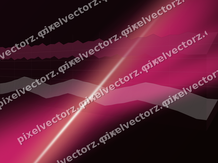 Glowing neon chart background in pink and green