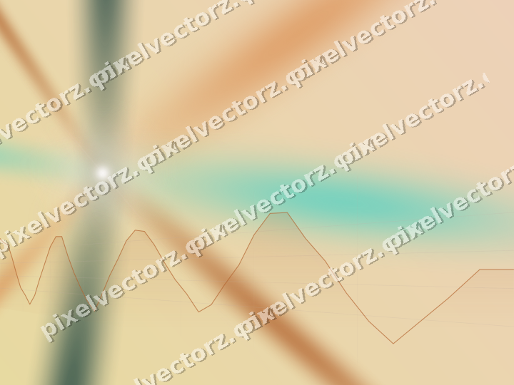 Soft pastel chart background in orange and teal