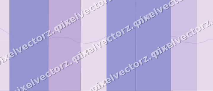 Glowing neon chart background in purple and blue