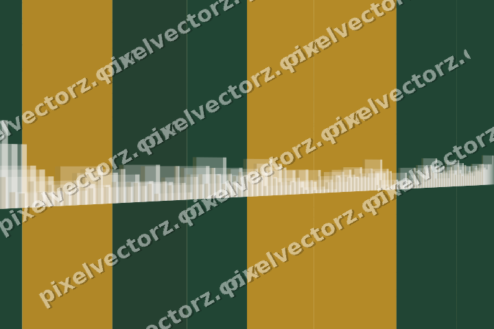 Soft pastel chart background in amber and dark green
