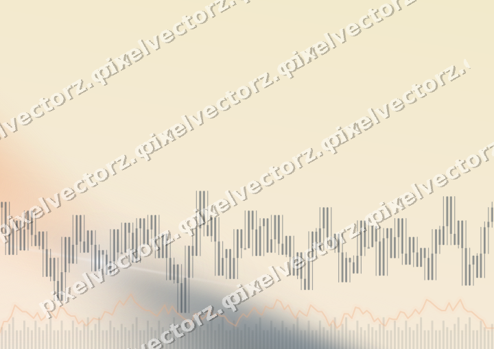 Soft pastel chart background in blue and orange