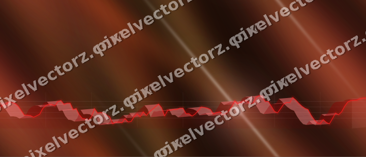 Nahtloser Neon Diagramm Hintergrund in Rot und Orange
