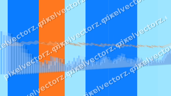 Soft pastel chart background in blue and red