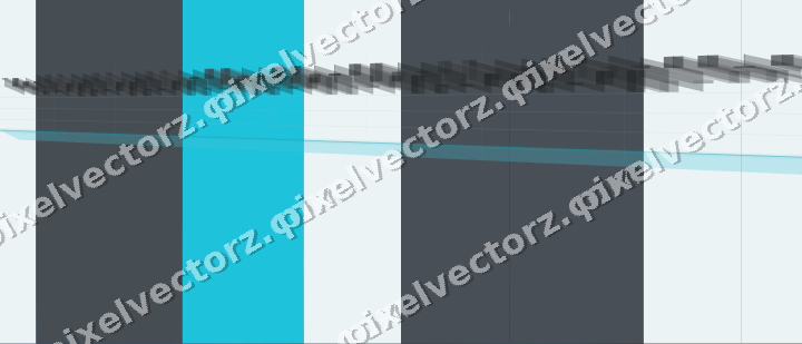 Glowing neon chart background in blue and teal