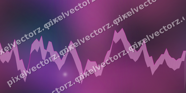 Nahtloser Neon Diagramm Hintergrund in Magenta und Violett